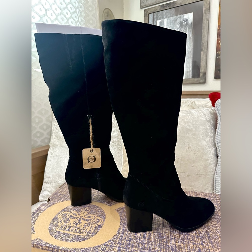 WOMENS BORN CALF HIGH BOOTS